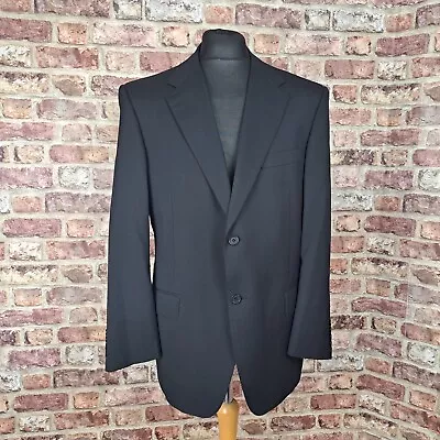 Buy Marks & Spencer Black Jacket Mens 42 Short Blazer 100% Wool Super 120's • 20£