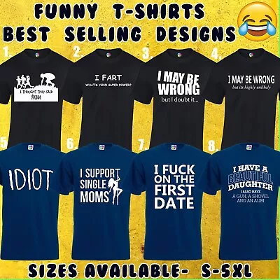 Buy Funny Mens T Shirts Cool Gift Present Idea For Dad Husband Joke Top (d19) • 7.99£