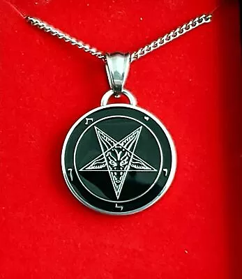 Buy Sigil Of Baphomet 1  - Church Of Satan Goth Punk Occult Alternative • 18.90£
