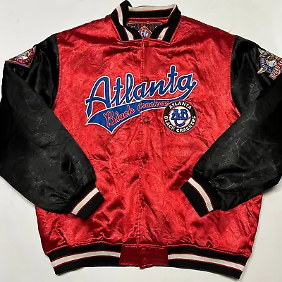 Buy Vintage Atlanta Black Crackers Negro Leagues Baseball Satin Jacket • 15£