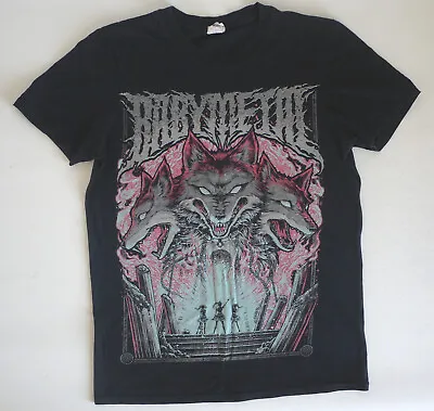Buy Official BABYMETAL Metal Resistance World Tour 2016 Wolves Shirt Small • 49£