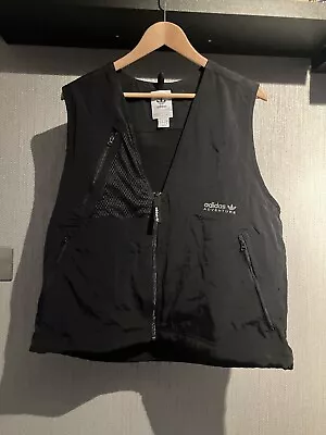 Buy Adidas Gilet Mens Large Black Adventure Utility Tactical Vest Outdoor Top • 25£