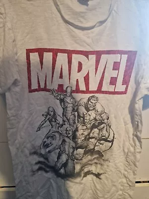 Buy Marvel Avengers Assemble White T-shirt Size Small  • 5£