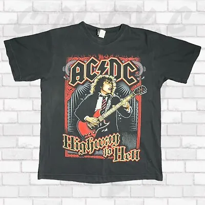 Buy AC/DC Band Merch Rock N Roll Heavy Metal Mens TShirt M Vintage Graphic Print Y2K • 31.22£