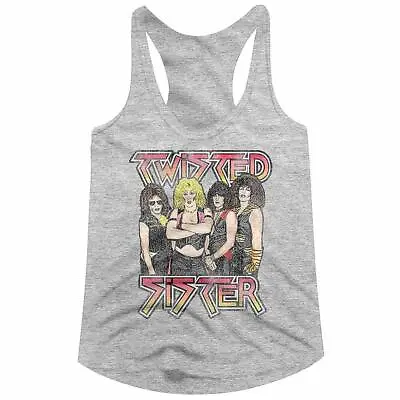Buy Twisted Sister Glam Rock Group Photo Women's Tanktop Band Album Concert Tour Top • 23.54£