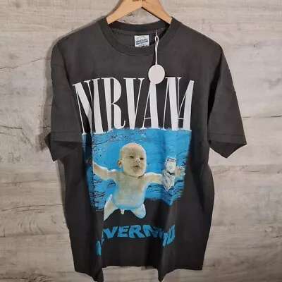Buy Nirvana Nevermind Band Black  Tee Sz XL Reprint  • 45£