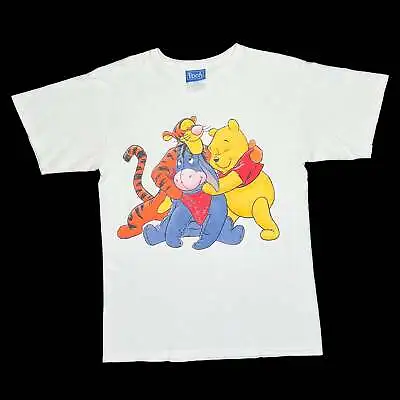 Buy POOH Disney Winnie The Pooh Tigger Eeyore Character Graphic T-Shirt Medium  • 21.24£