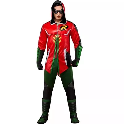 Buy DC Comics Mens Deluxe Robin Costume BN5183 • 62.79£