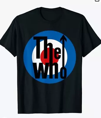 Buy Official The Who T Shirt Target Logo Black Classic Rock XXL • 12.50£
