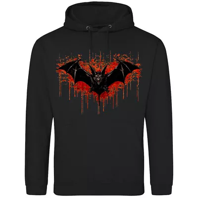 Buy Bat Out Of Hell, Unisex Hoodie XS - 5XL, Gothic Blood Horror Vampire Evil, Gift • 31.95£