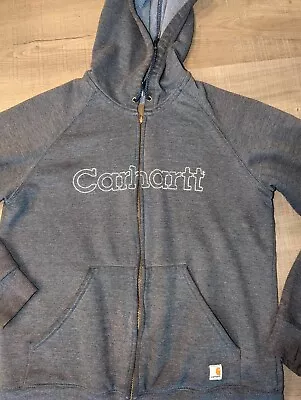 Buy Carhartt Embroidered Full Zip Up Hoodie Women’s Medium • 28.42£