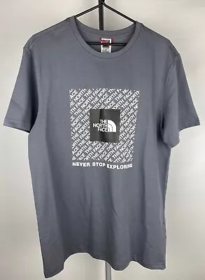 Buy The North Face Men's SS Box Fill T-Shirt / BNWT / Vanadis Grey / RRP £25 • 12£