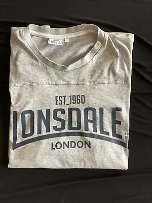 Buy Lonsdale Authentic  Boxing Sweatshirt In Grey Medium Size • 9.50£
