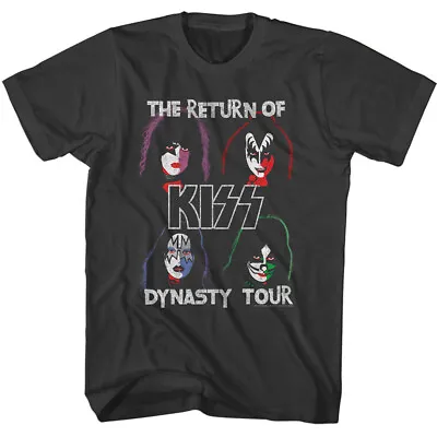 Buy Kiss The Return Of Dynasty Tour Men's T Shirt Music Band Concert Merch • 40.90£