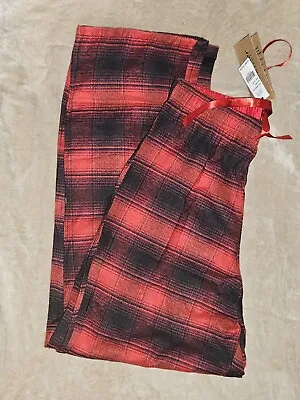 Buy Stillwater  Women’s L Red Buffalo Plaid Pajama/Lounge Pants Red Black New WTags • 18.89£