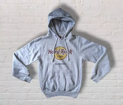 Buy Hard Rock Cafe Glasgow Grey Hoodie Size Small • 12.99£