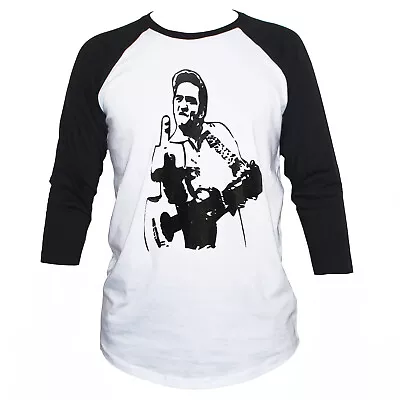 Buy Johnny Cash Rockabilly Country T-shirt 3/4 Sleeve Unisex S-XL • 21.10£