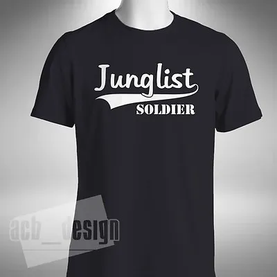 Buy Junglist Soldier T-Shirt Jungle Drum &  Bass Old Skool Rave • 9.99£