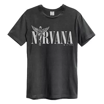 Buy Amplified Unisex Adult In Utero Nirvana T-Shirt GD922 • 31.59£