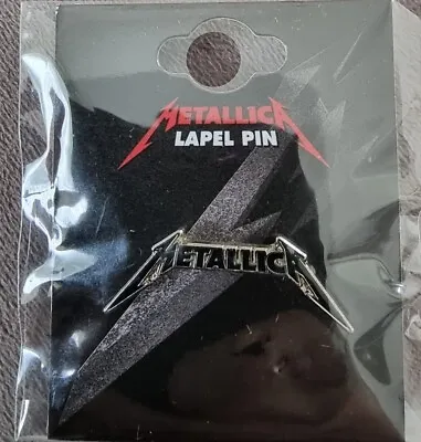 Buy Official METALLICA Enamel Pin Badge Genuine Merch Logo Brand New Sealed  • 9.99£