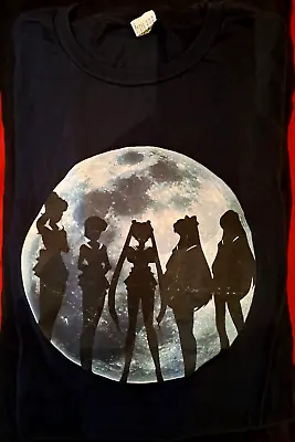 Buy Sailor Moon Shirt Mens 2XL Short Sleeve Shirt Power Of The Moon • 4.99£
