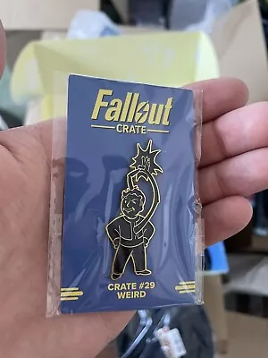 Buy Fallout Loot Crate #29 Weird Perk Pin (Black And Gold) - Bethesda Gaming Merch • 19.99£