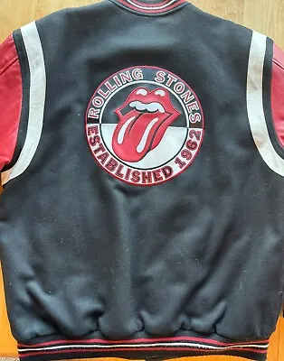 Buy Rolling Stones Leather/wool Tour Jacket Size XXL • 189£