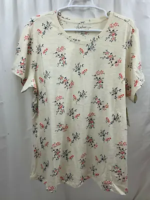 Buy  Women's Lucky Brand Floral T Shirt 1X • 25.08£