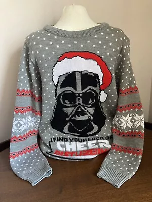 Buy Small 40  Chest Star Wars Darth Vader Christmas Xmas Jumper / Sweater By Hanna • 29.99£