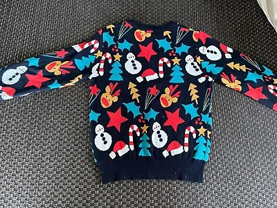 Buy Next Boys Christmas Jumper - Size 6 Years • 7£