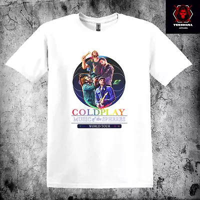 Buy Coldplay / Music Of The Spheres World Tour Band Tee Unisex T-SHIRT S-3XL 🤘 • 24.02£