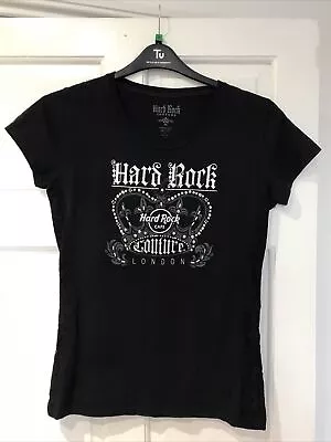 Buy Hard Rock Cafe Couture London  Ladies Black T Shirt [size M] • 15£