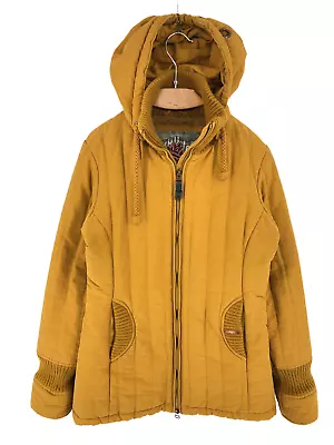 Buy KHUJO Women Hooded Parka Jacket Coat Size M • 33.99£