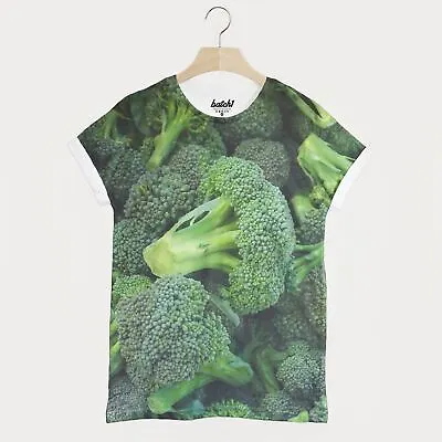Buy Batch1 Broccoli All Over Photo Print Unisex Food Fashion T-Shirt • 20£