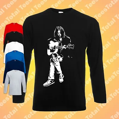 Buy Neil Young Long Sleeve T-Shirt | Folk | Rock | Crosby Stills Nash | • 18.99£