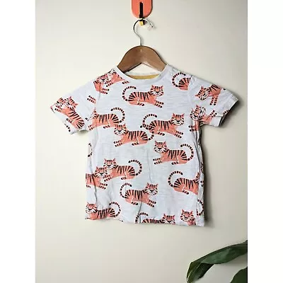 Buy Baby TU Grey Tiger Print T-shirt 12-18 Months • 4.20£