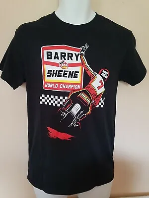 Buy Retro Design Barry Sheene T/shirt In Black • 19.99£