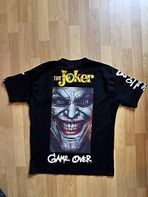 Buy Designer Men Joker T-shirt, CeOss Man, Black Joker Size S Oversize 9/10 Conditio • 23.50£