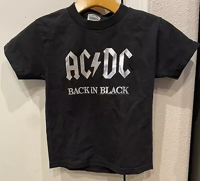 Buy VTG 2005 New AC/DC Back In Black Anthill Trading Shirt Promo Tour Youth Small • 27.63£