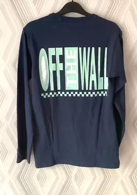 Buy Vans Off The Wall Navy T-shirt XS BNWoT (men's) • 9.99£