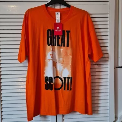 Buy Back To The Future Great Scott Orange Short Sleeve Tee Tshirt XXL 2XL BNWT • 14.99£