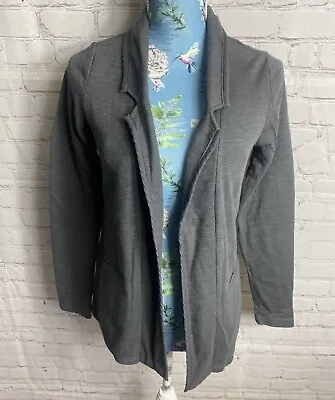 Buy Women’s New Look Charcoal Grey Open Style Blazer Jacket Size 8 • 4.99£