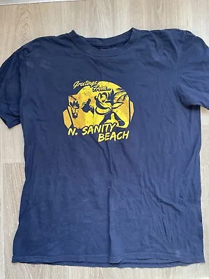 Buy Crash Bandicoot  N.Sanity Beach  T-Shirt Loot Crate Gaming Exclusive Navy Large • 14.99£