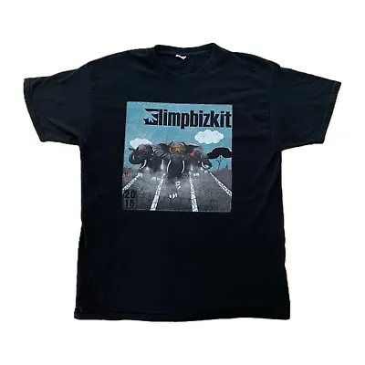 Buy 2015 Limp Bizkit London Brixton O2 Academy Tour T-Shirt Size XL With Back Print • 21.99£