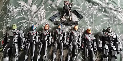 Buy Marvel Figures 12 Inch Figures Avengers Endgame Quantum Suit Figures X 8 • 45£