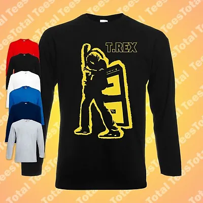 Buy T Rex Marc Bolan Electric Warrior Long Sleeve T-Shirt Tee | Tyrannosaurus Rex • 18.99£