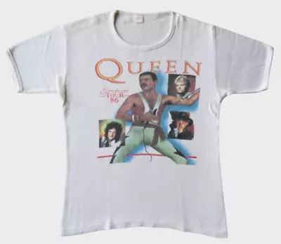Buy Queen - A Kind Of Magic - European Tour Vintage 1986 Concert T-Shirt  • 95£