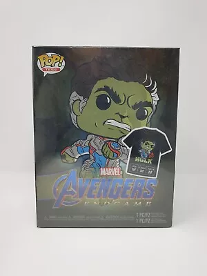 Buy Hulk Marvel Funko Pop Tees Vinyl Avengers Endgame T-Shirt Medium New Sealed • 19.99£