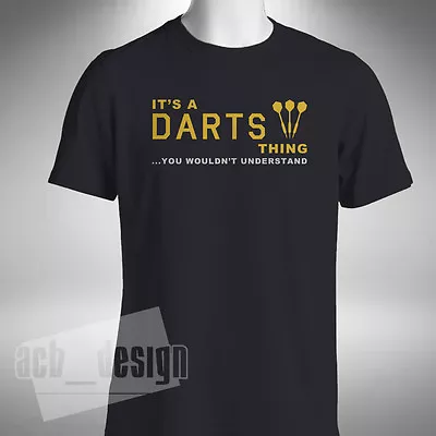 Buy Darts Thing T-Shirt Various Colours & Sizes Taylor Van Gerwen Barney  • 10.49£