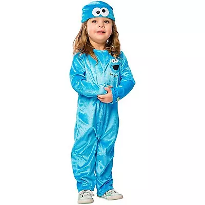 Buy Sesame Street Childrens/Kids Cookie Monster Costume BN5441 • 16.59£